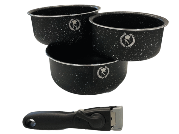 set 3 pcs casserole Napoléon pack LaCasseroleireDeNapoleon.fr